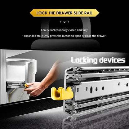 Heavy Duty Drawer Runners With Lock