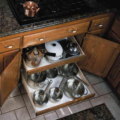 Stainless Steel Ball Bearing Drawer Runners U45, 1 Pair